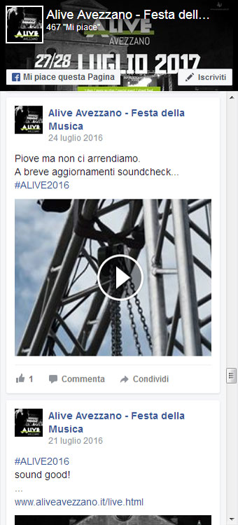 Seguici su Facebook